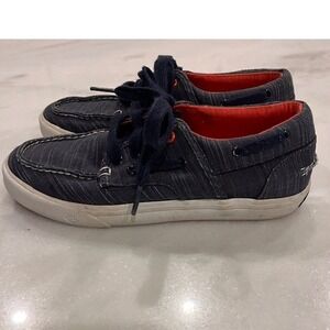 Sperry Boat Shoes Memory Foam Striper II Casual‎ Blue Sneakers Kids Size 2.5M